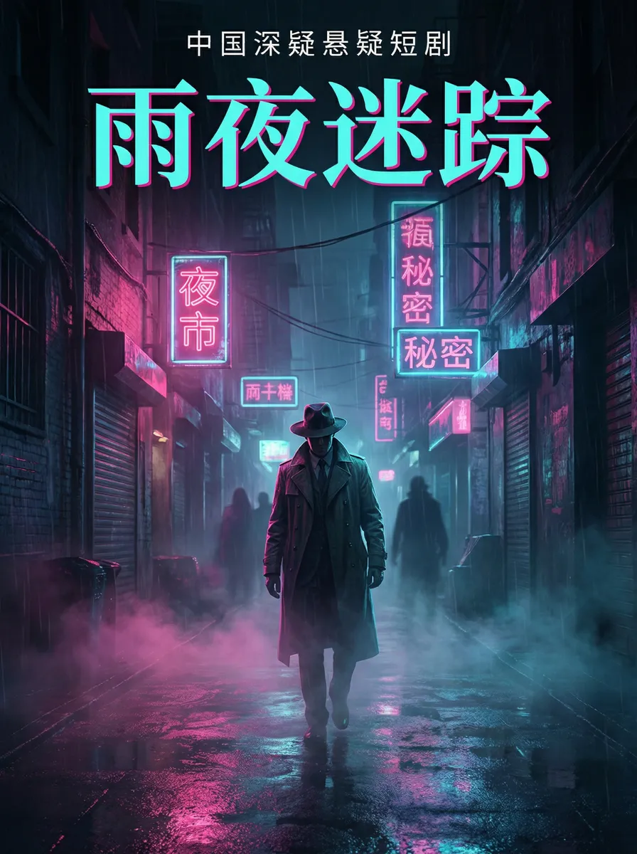 EEUSS影院直达入口 悬疑追踪短剧 - 雨夜迷踪海报